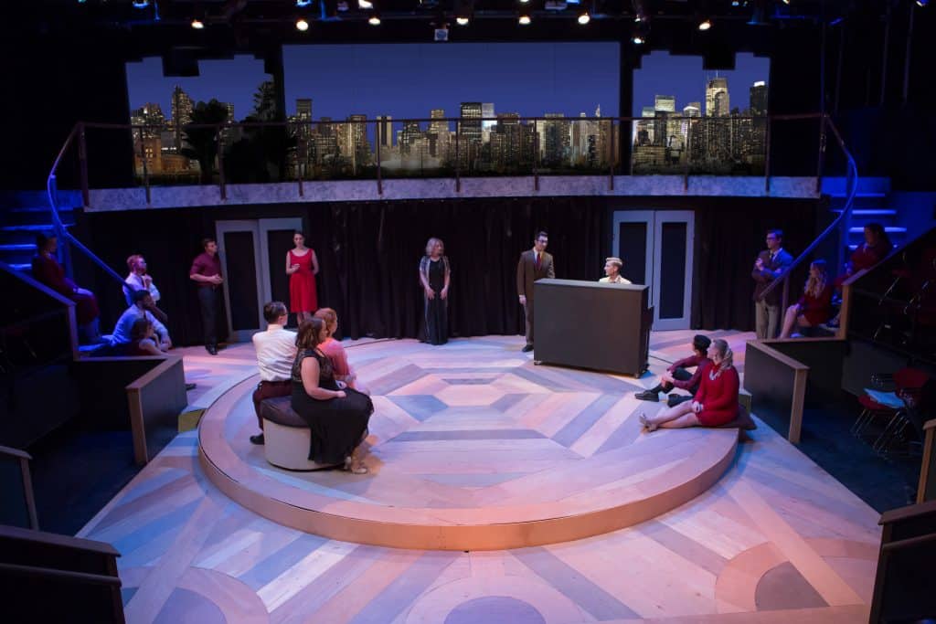 Merrily We Roll Along in the Elizabeth Cheney Studio Theatre