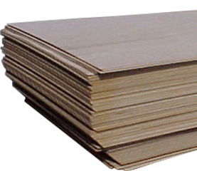 A stack of luan sheets