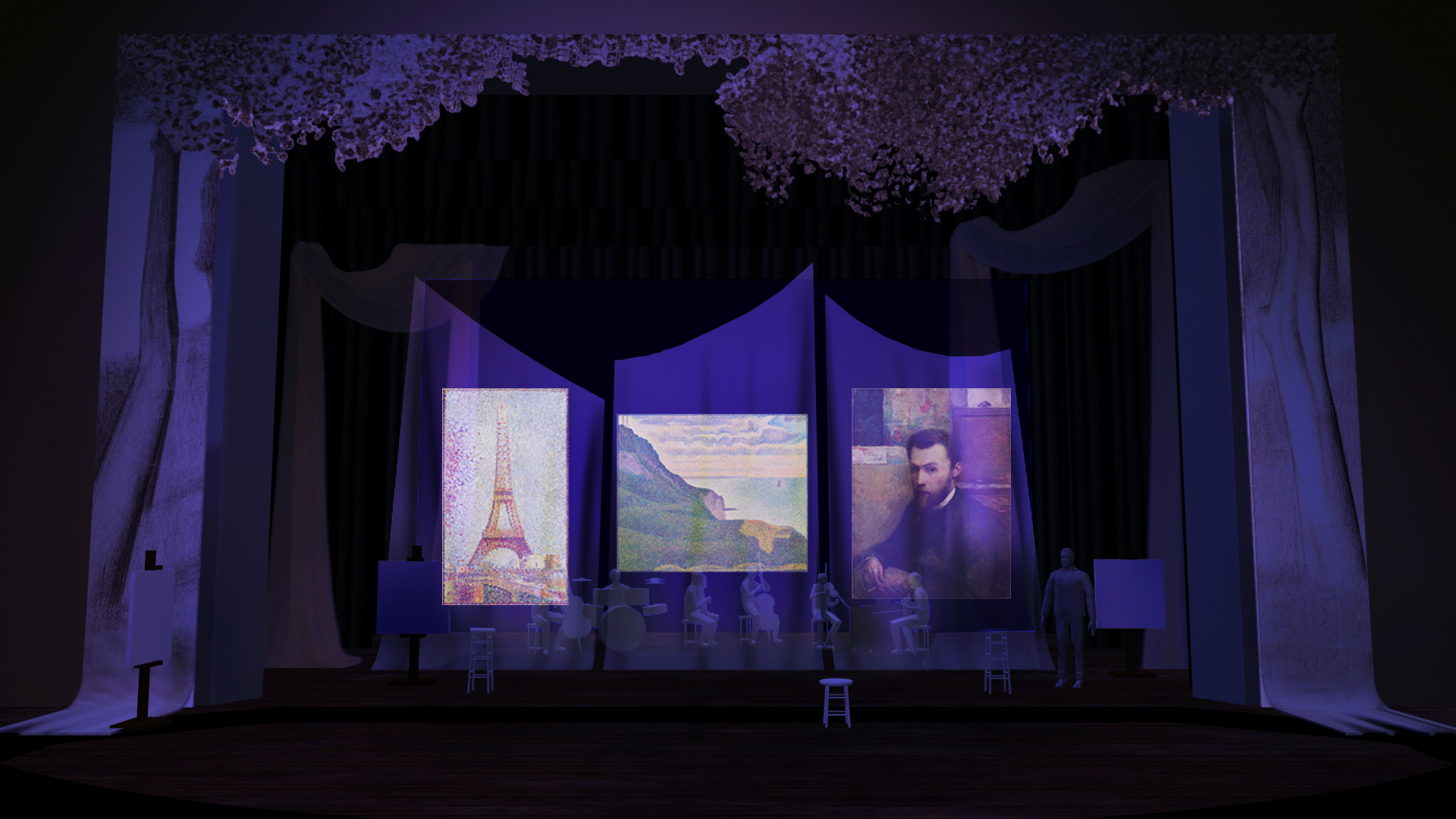 Sunday in the Park with George - Matt Kizer: Scenic & Lighting Design
